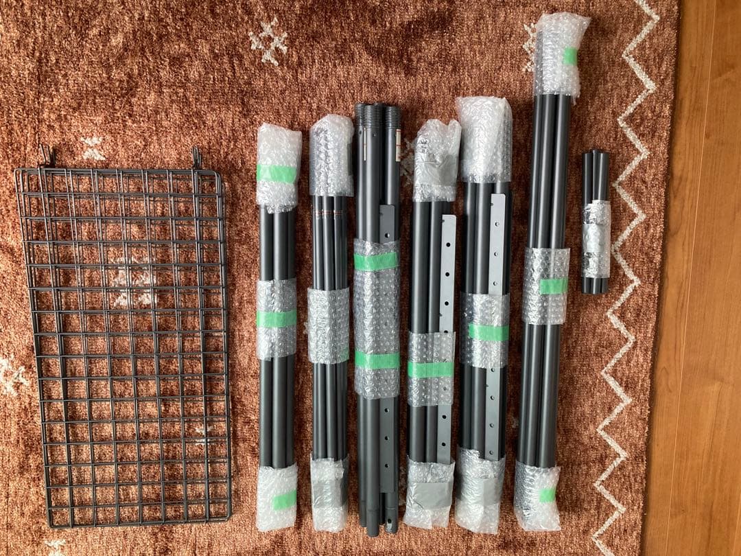 ニトリ NITORI 突っ張りシェルフ アルゴス90 ダークグレー