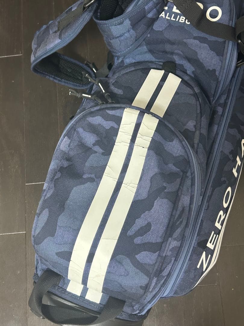 ZERO HALLIBURTON キャディバッグ ネイビー迷彩