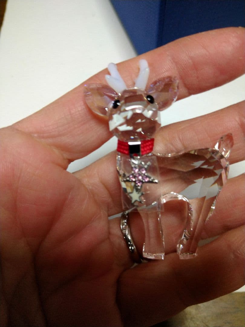 スワロフスキー トナカイ クリスタル クリスマス