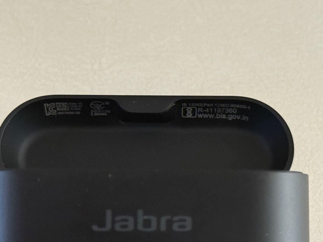 Jabra Elite10ワイヤレスイヤフォン 充電ケース付き