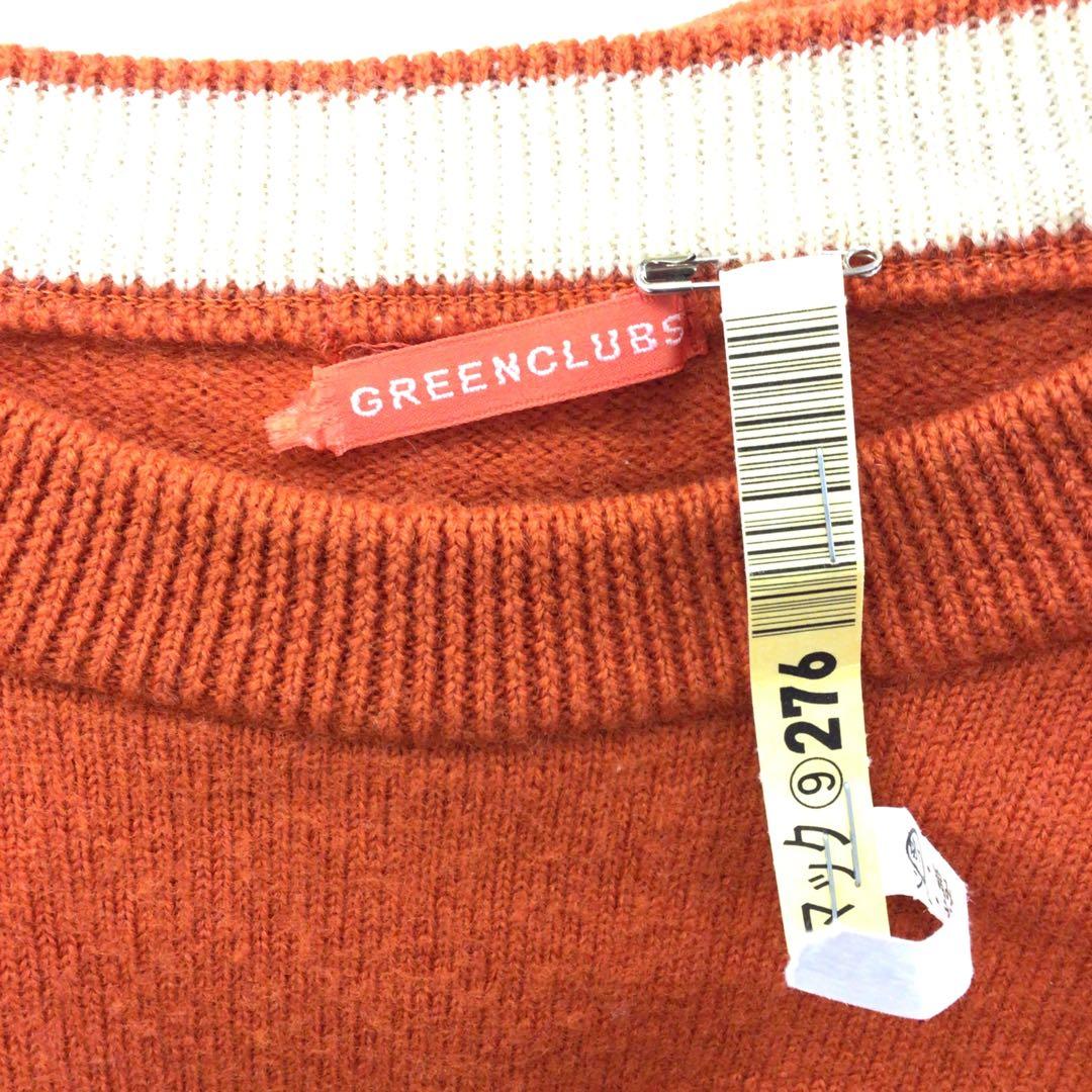 ★2.9 h942 グリーンクラブ メンズセーターニットゴルフウェア 5