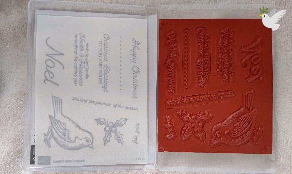 Stampin 'Up Happy Holly-Days ホリーボーダーパンチ付