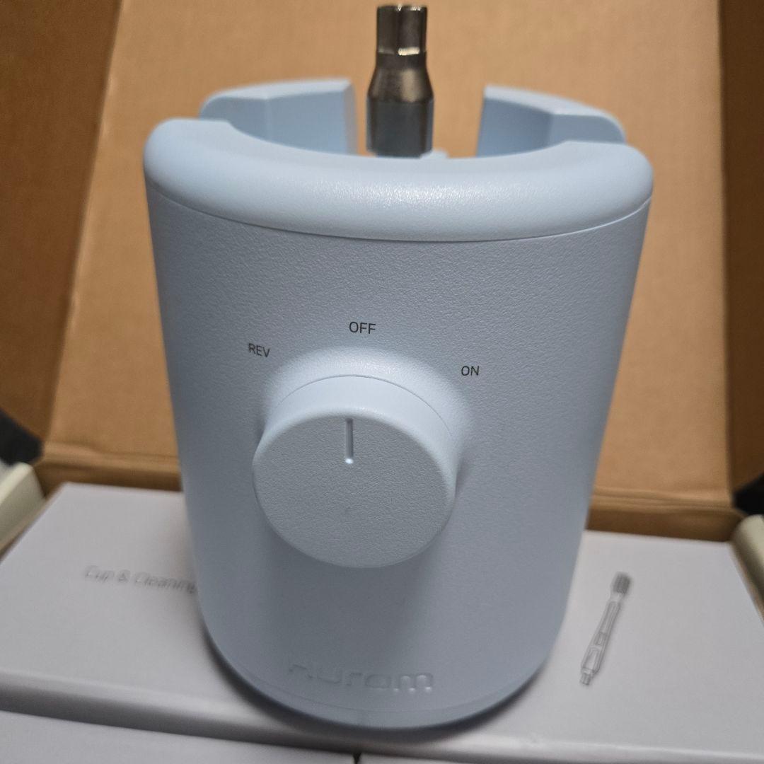 【ヒューロム】スロージューサー H310A スカイブルー コールドプレス 美品