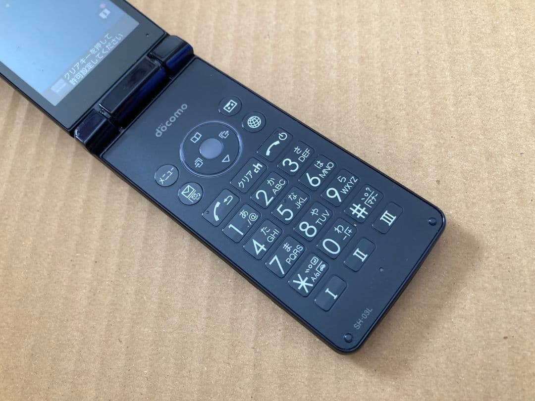 美品 L275 ドコモ AQUOSケータイ SH-03L ガラホ simフリー