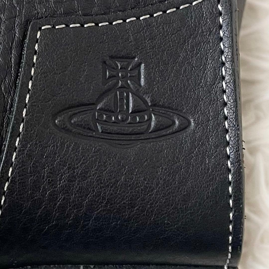 美品✨️Vivienne Westwood 本革 スクエア型 ハンドバッグ オーブ