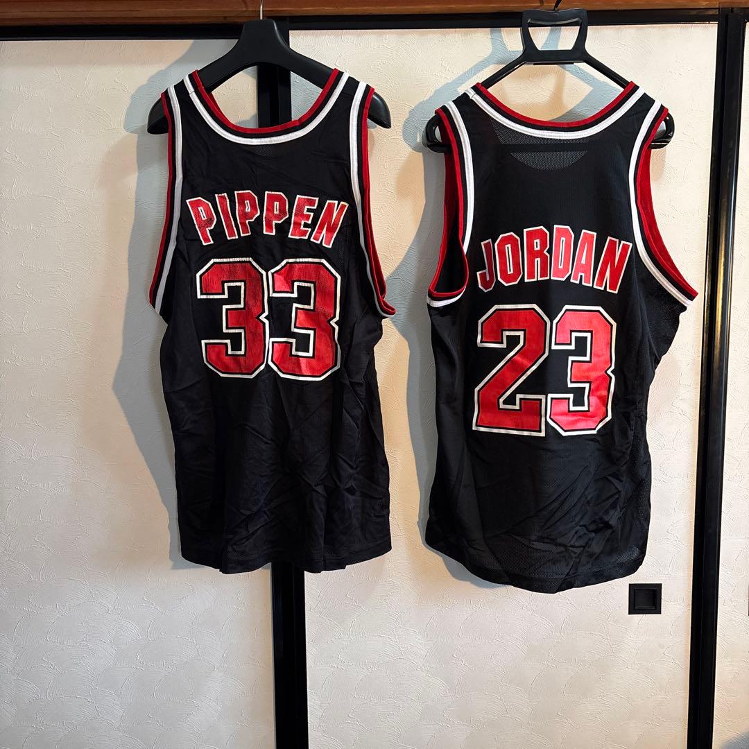 マイケルジョーダン　スコティピッペン　3rdユニ　セット