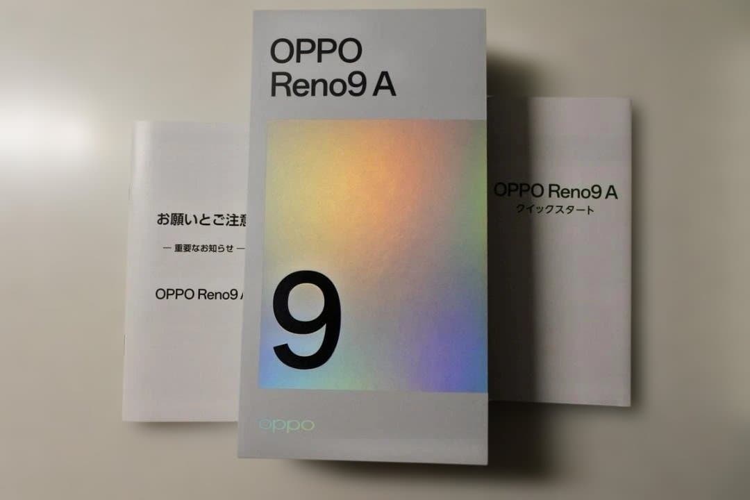 OPPO Reno9A(A310P) ムーンホワイト 美品