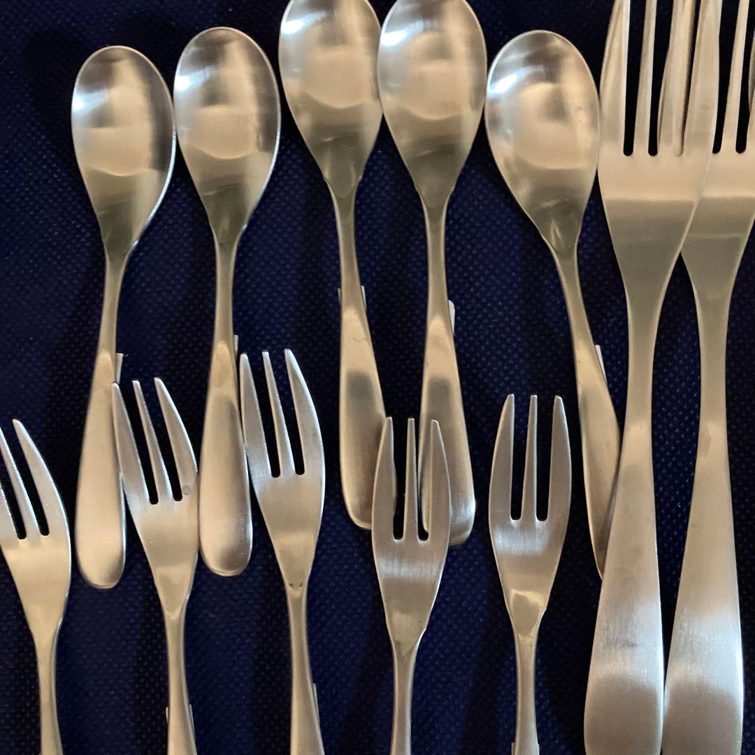 燕100本 ナイフ スプーン大小 フォーク大小 各20