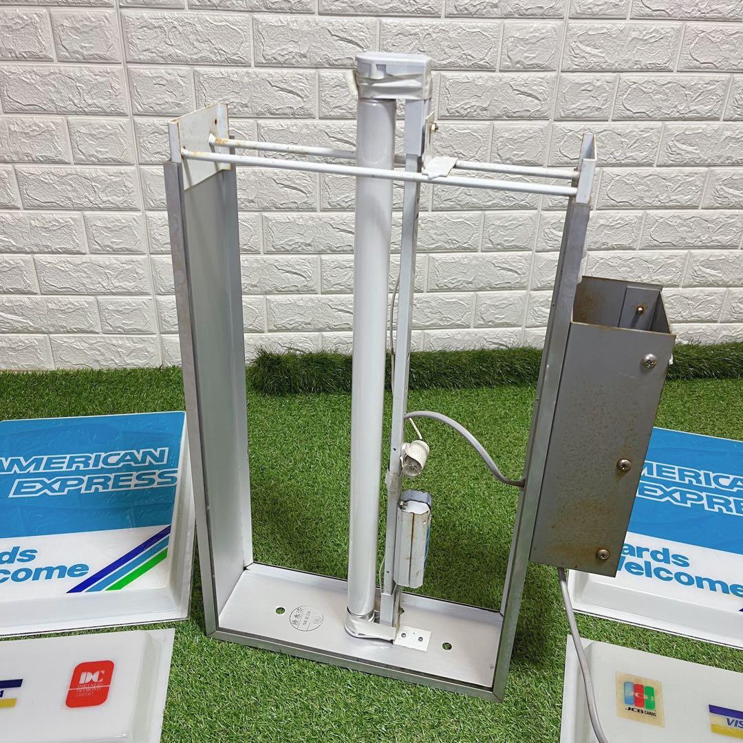 入手困難 平成レトロ アメリカンエキスプレス 看板照明 ライト アンティーク