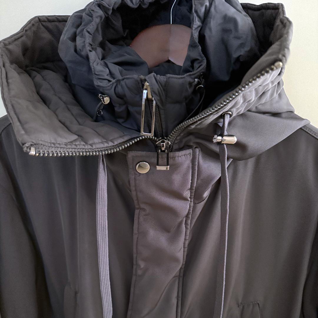 【美品・Lサイズ】EMPORIO ARMANI ダウンジャケット・グレーネイビー