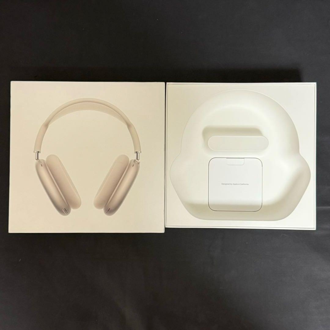 【正規品・美品】値段交渉可能Apple AirPods Max 新色スターライト
