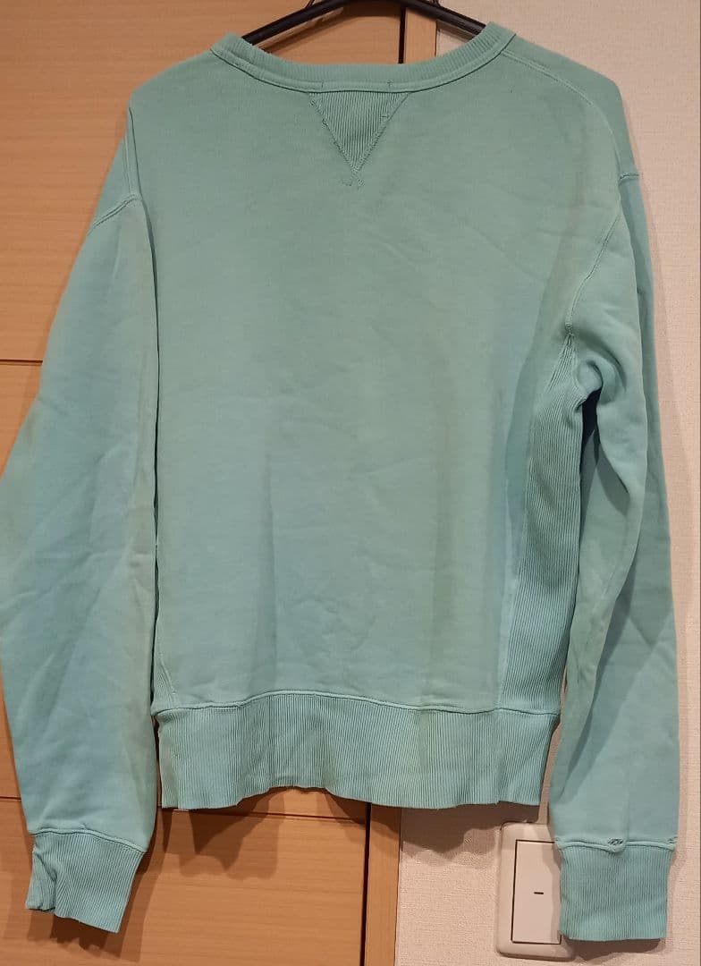 RRL ミントグリーン クルーネック トレーナー M