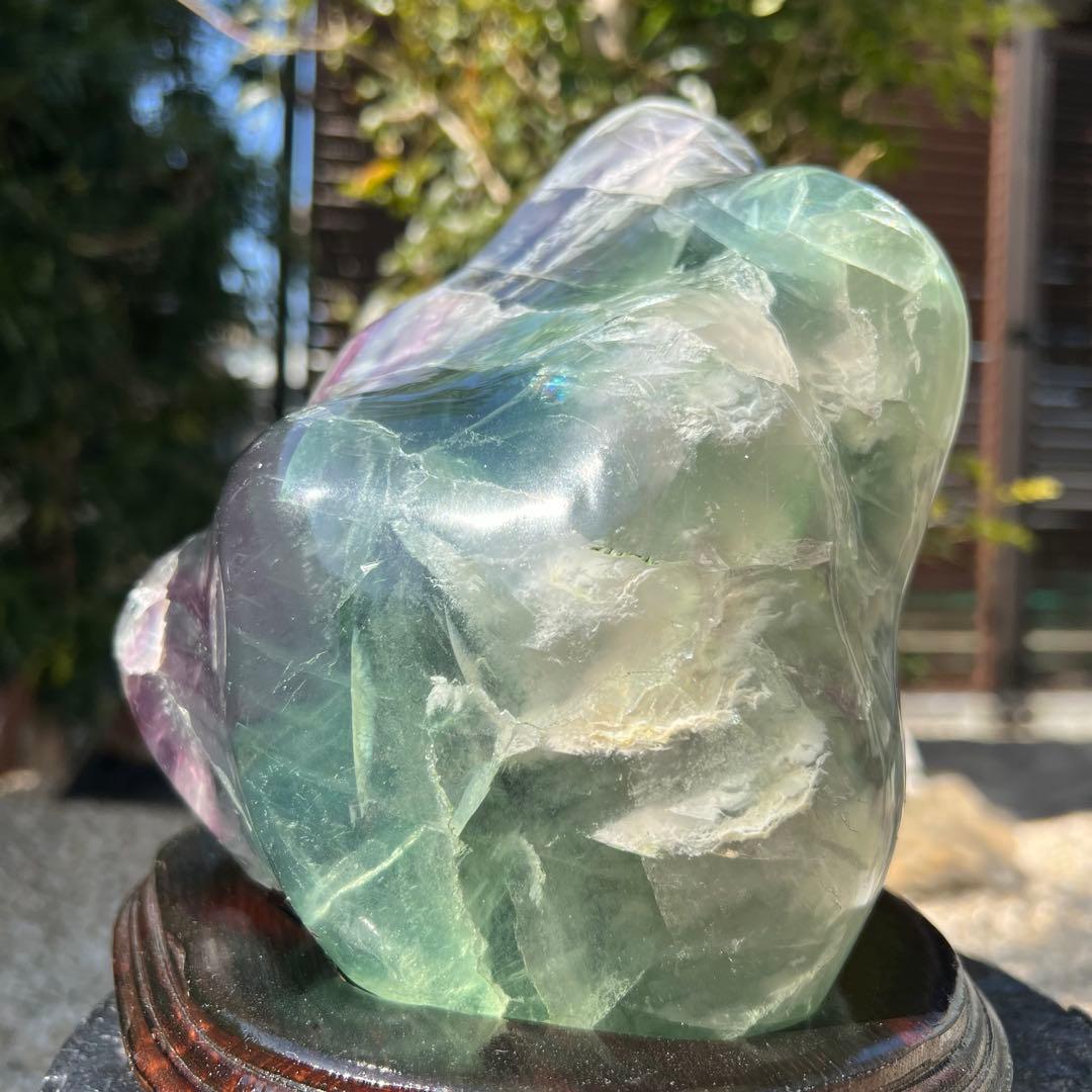 ✳️超綺麗✨極上の逸品✨神秘的な芸術品‼️✨マルチカラー フローライト 原石 天然石