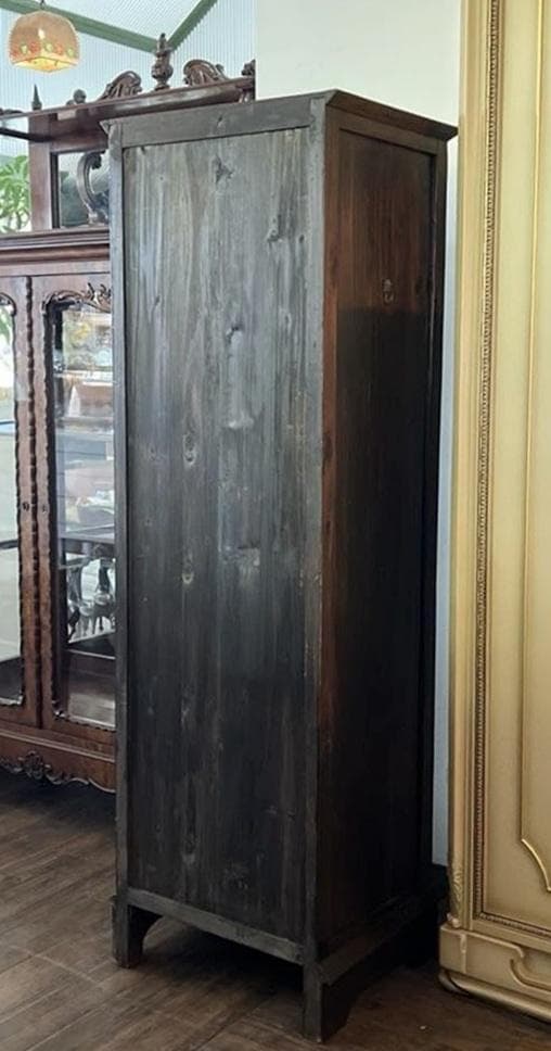 アンティーク　シノワズリ　１０段引出し　チェスト　東洋家具　唐箪笥　中国風文様