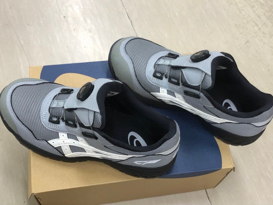 ASICS CP 安全靴 25.5cm グレー/ホワイト