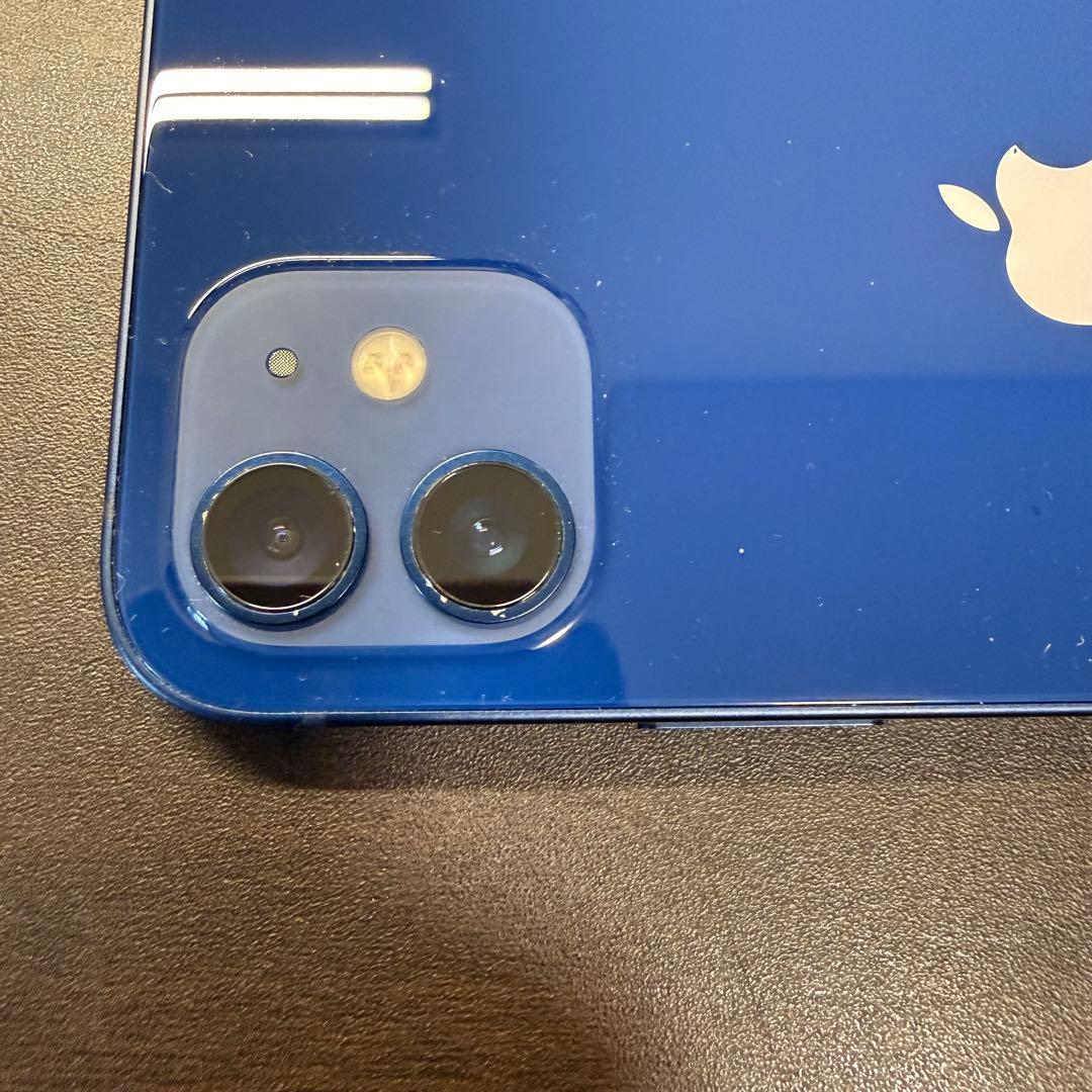 iPhone12 64GB ブルー 化粧箱　ケーブル　おまけ付き