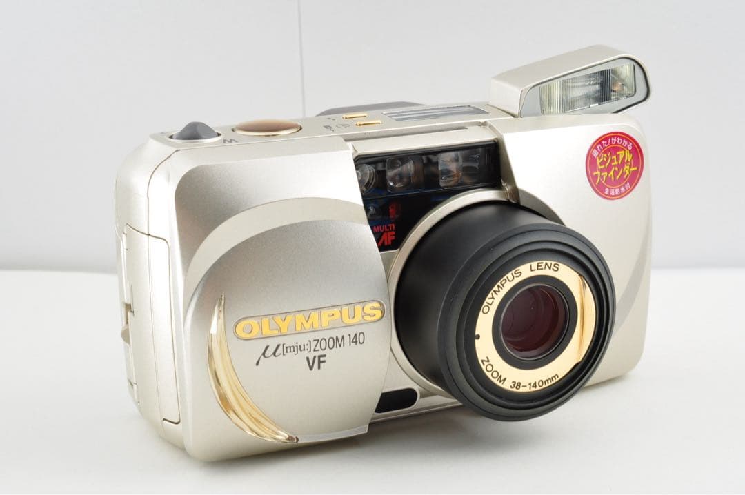 美品　OLYMPUS μ ZOOM 140 VF ミュー フィルムカメラ