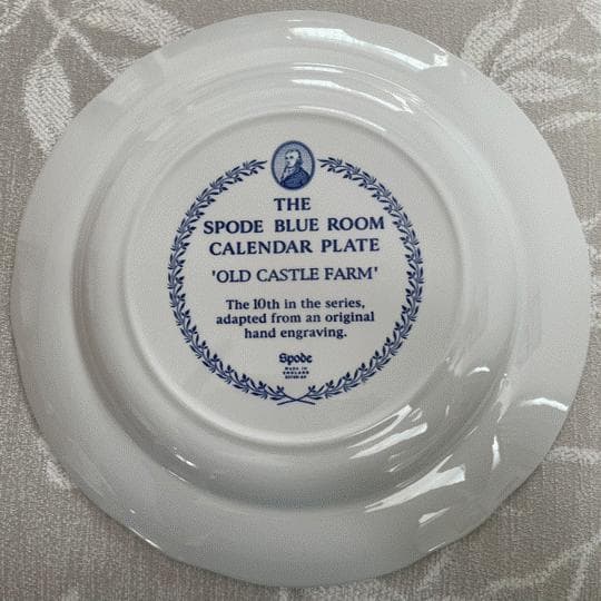 未使用スポード ブルーイタリアン カレンダープレート(1996-2005）10枚