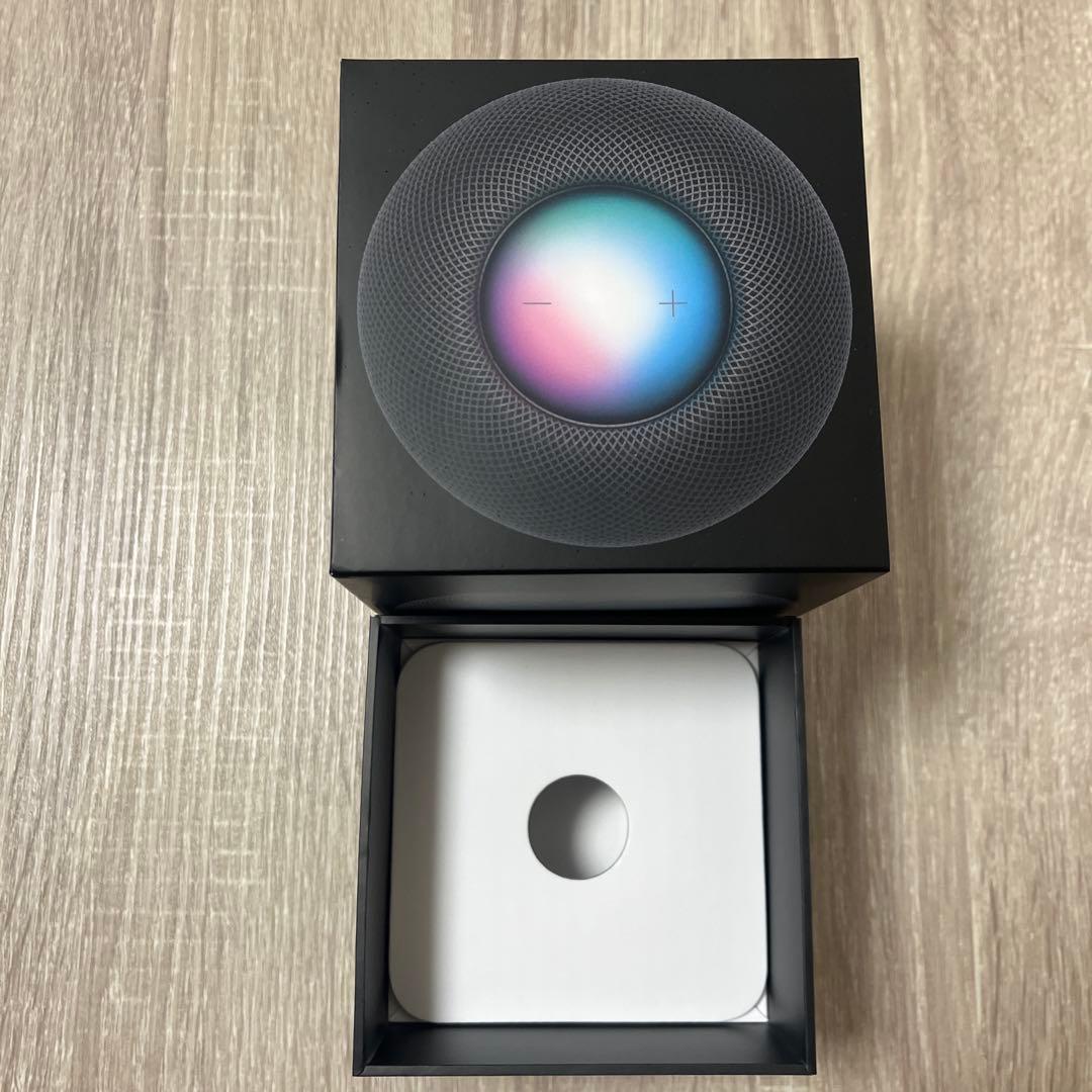 美品 Apple Pod mini スペースグレー 壁掛けホルダー付き