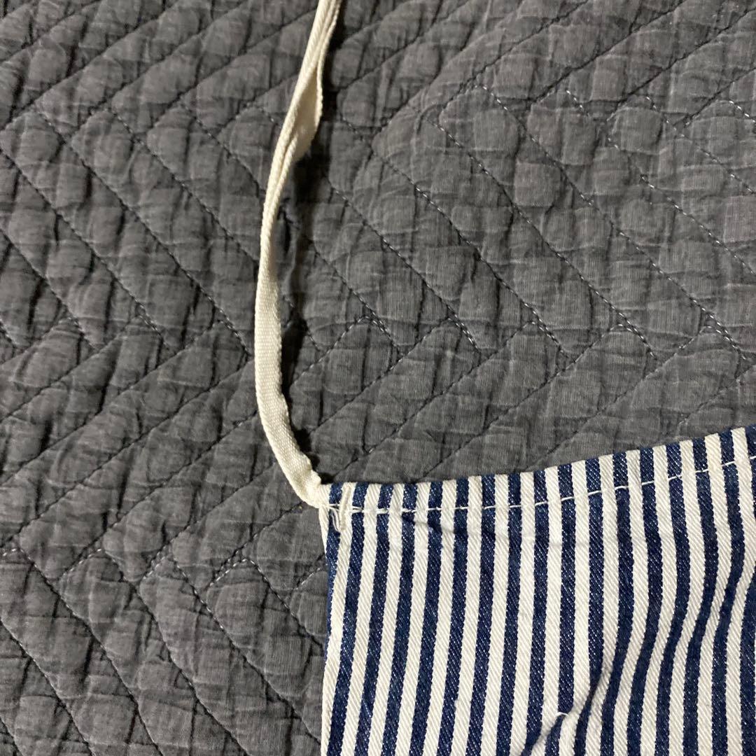 ビンテージ　ヒッコリーストライプ　ワークエプロン