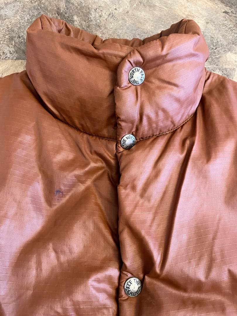 70〜80s THE NORTH FACE ノースフェイス 茶タグ ダウンベスト