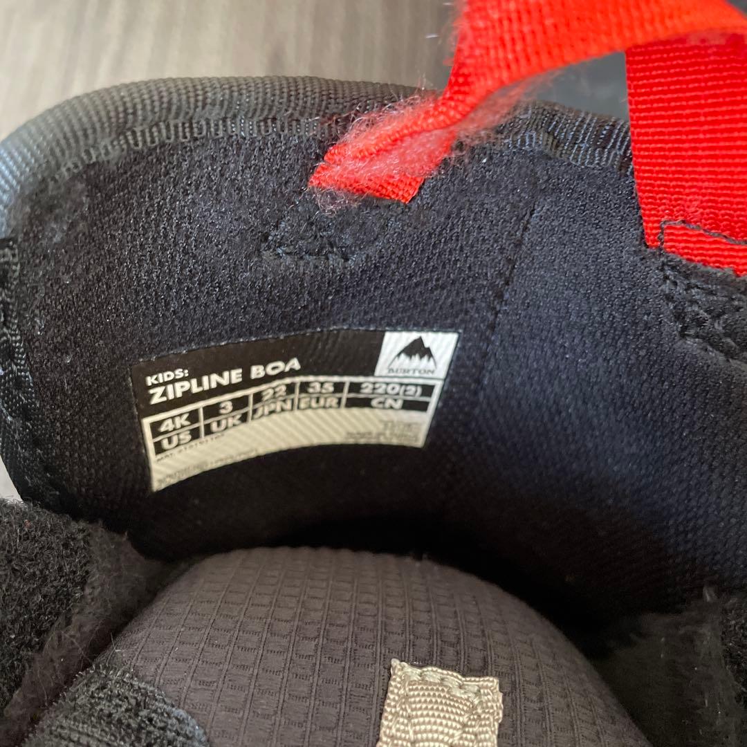 子供用 ZIPLINE BOA スノーボードブーツ 4K ブラック