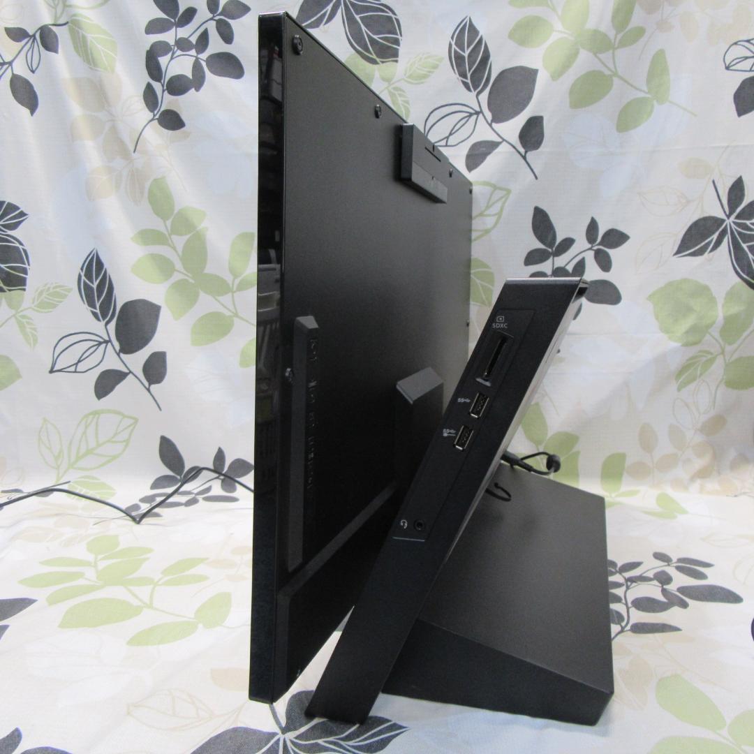 超大画面27インチWin11公式対応8世代Corei7/メ16/SSD+HDD