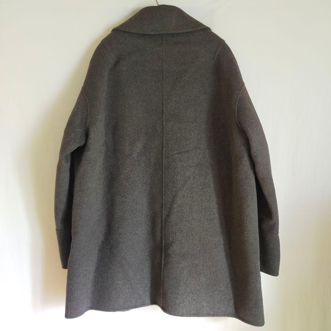evernavy エバーネイビー ウールリバーPコート【チャコールグレー M】