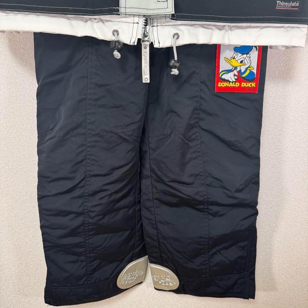 【Ｌサイズ】ディズニー ドナルド スキー スノー ウェア セットアップ 上下