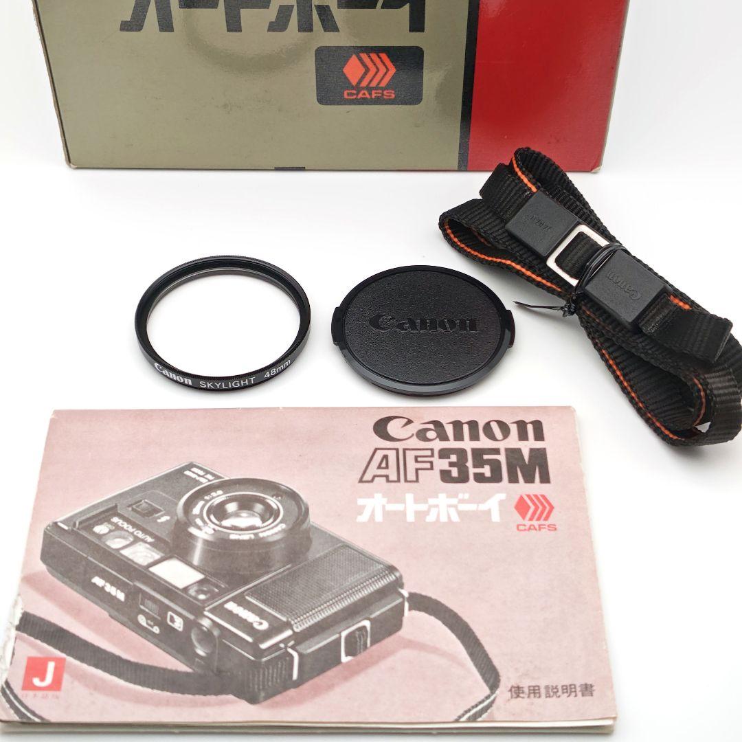 動作確認済み 箱付き Canon AF35M Autoboy キヤノン