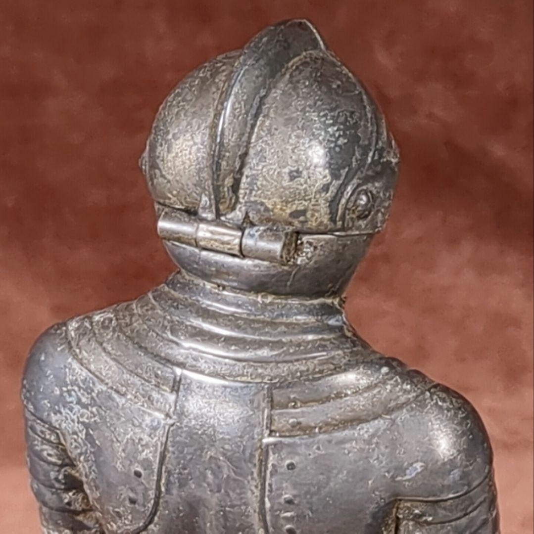 西洋騎士 スタチュー オイルマッチ（？）アンティーク雑貨