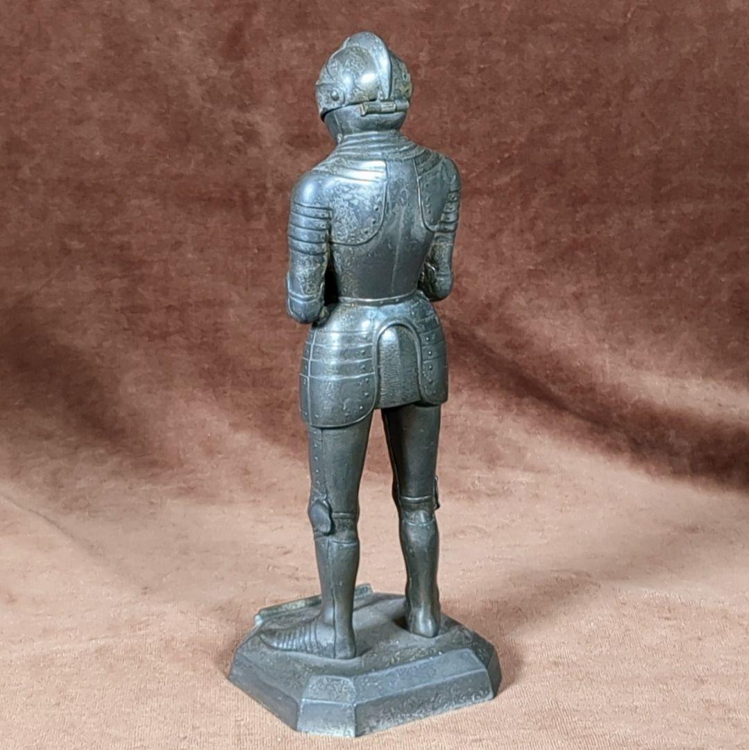 西洋騎士 スタチュー オイルマッチ（？）アンティーク雑貨