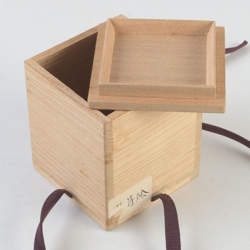 茶道具　奥津一心斎作　螺鈿装飾　蛍蒔絵　棗　共箱　V　9885