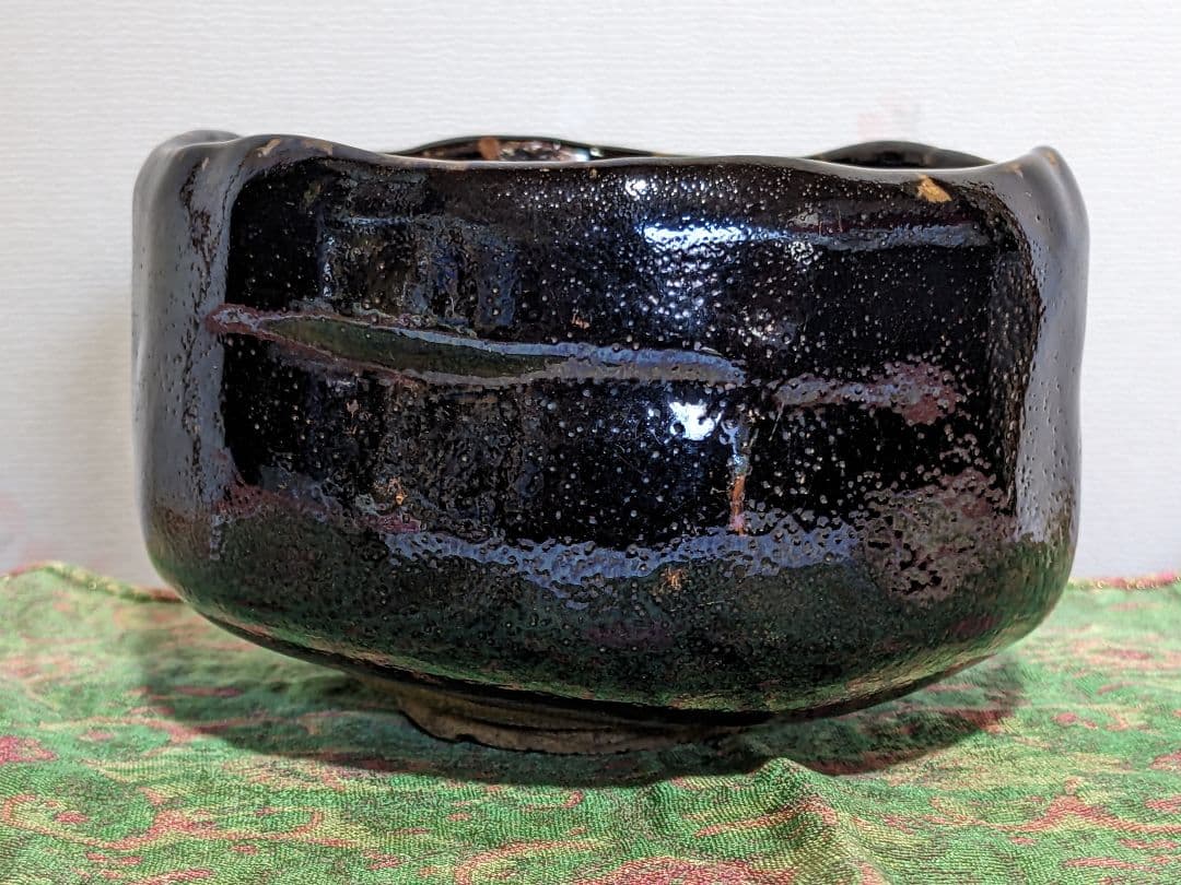 ♦赤膚焼 幕末明治 遠州七窯 赤膚山印 抹茶盌 コレクション 骨董品アンティーク