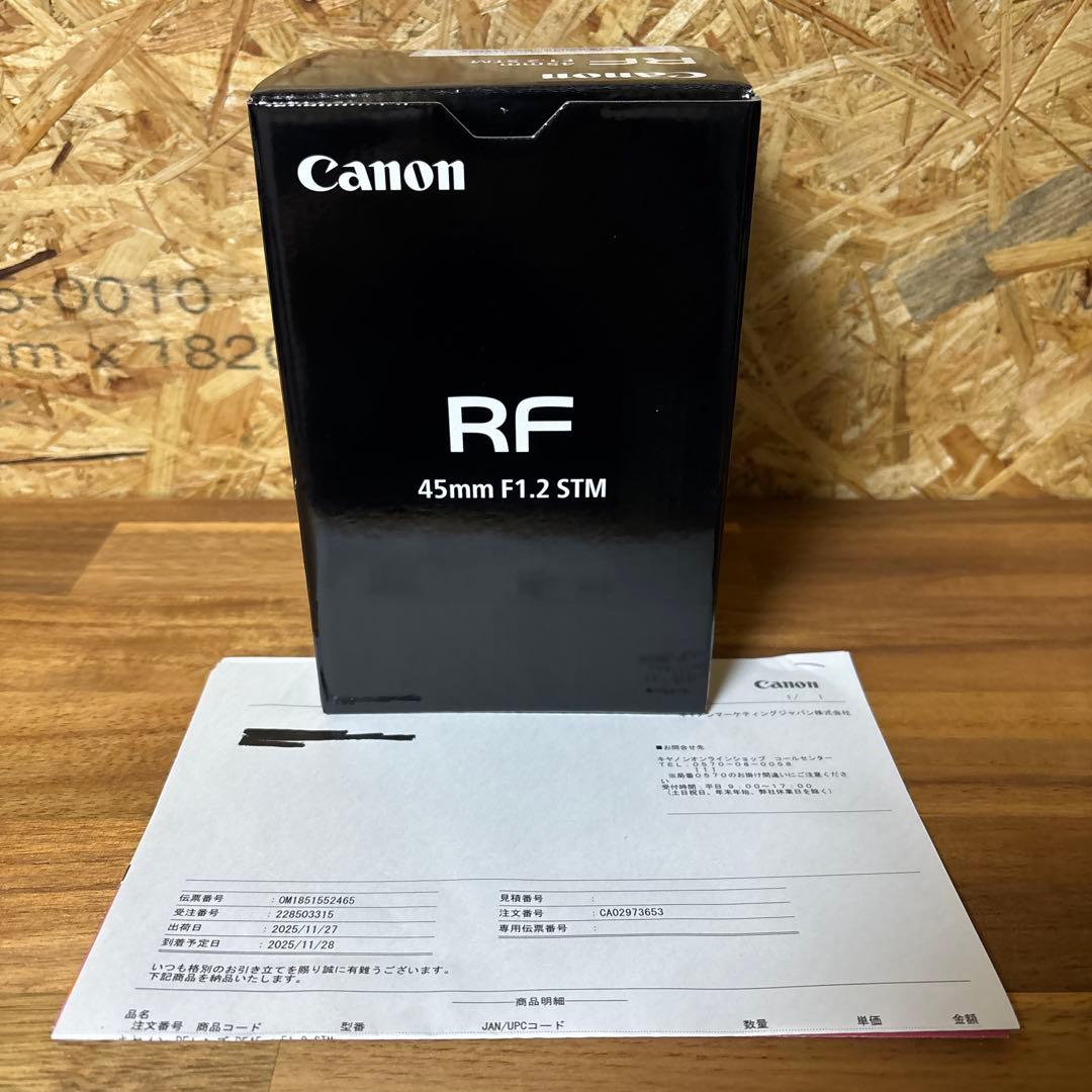 Canon RF 45mm F1.2 STM レンズ