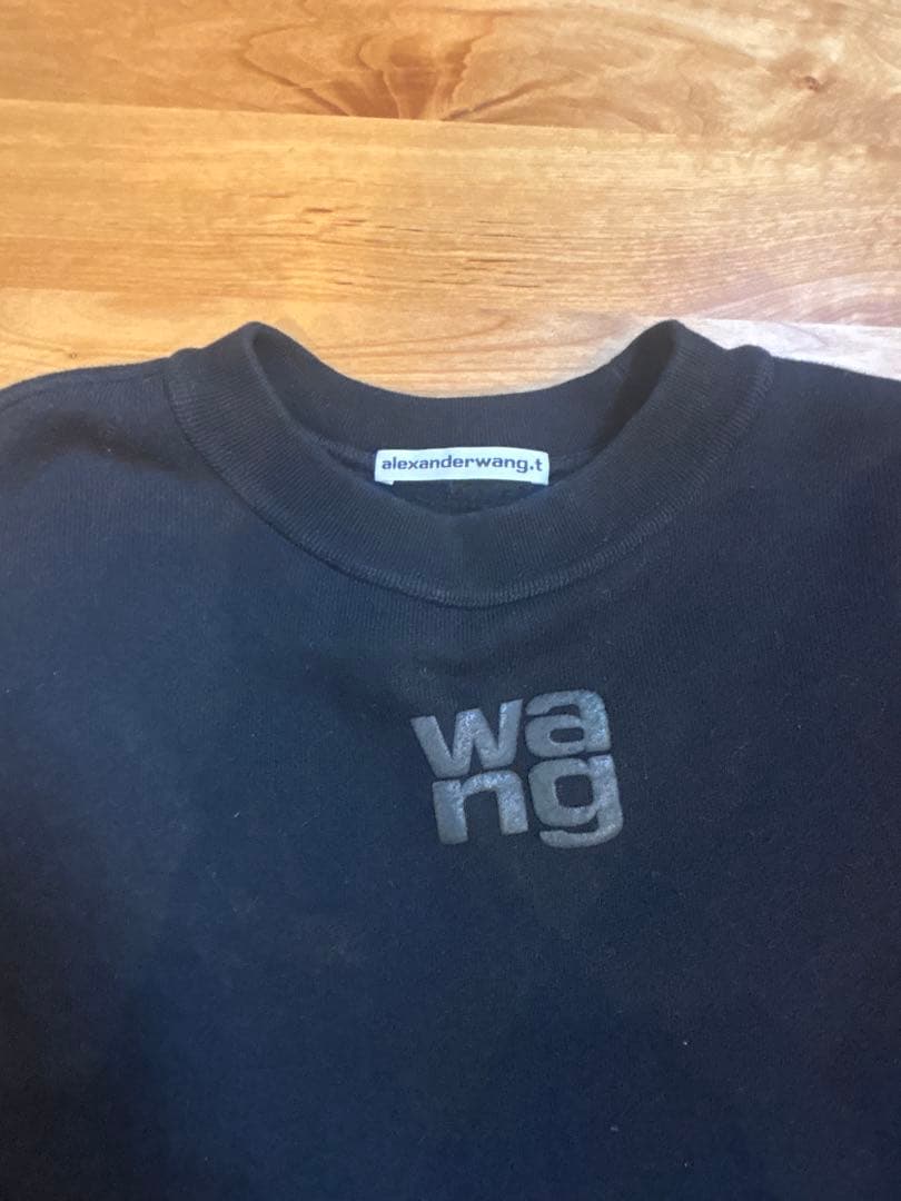 alexanderwang アレキサンダーワン　ブラック スウェット トレーナー