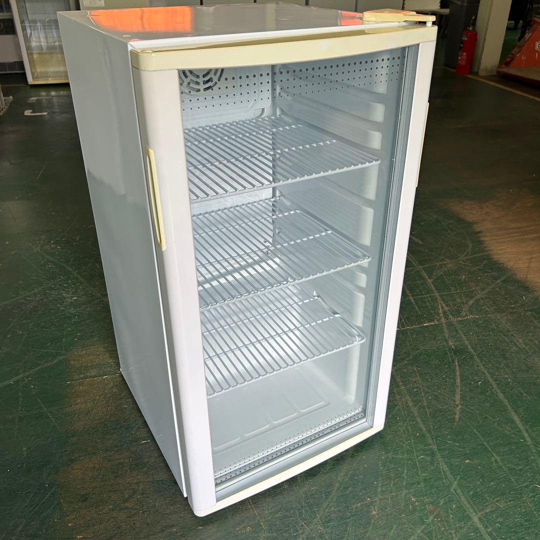 135業務用 冷蔵ショーケース オフィスコンビニ XW-105 左右開き 小型
