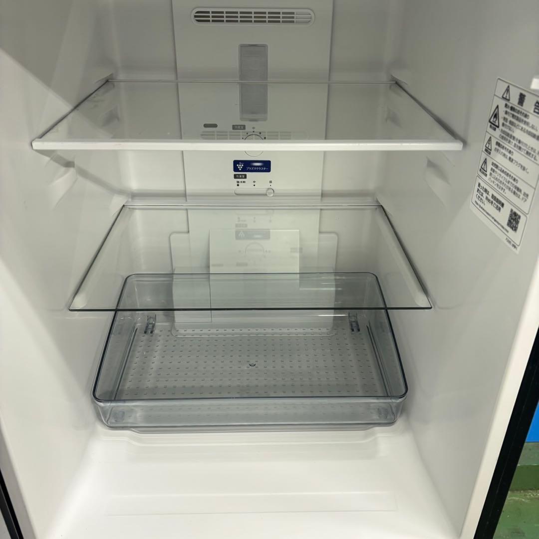 665 SHARP 付け替えどっちもドア　冷蔵庫　ガラスパネル　小型　一人暮らし