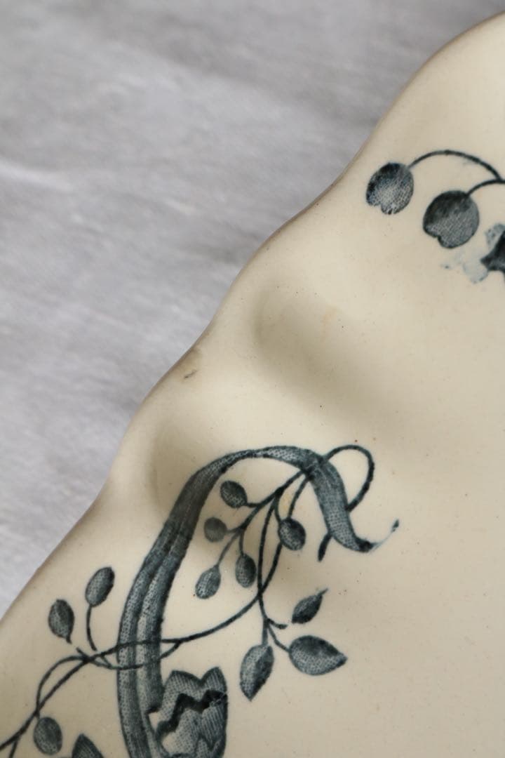 LONGCHAMPS ラヴィエ　フランス　アンティーク　藍色　figue