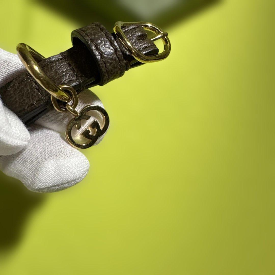 ⭐️GUCCI （グッチ）　エクストラスモールペットカラー　GG柄　首輪