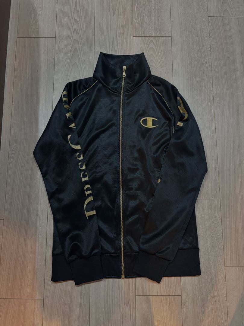 【希少】Champion × DRESSCAMP ジャージ 黒 セットアップ