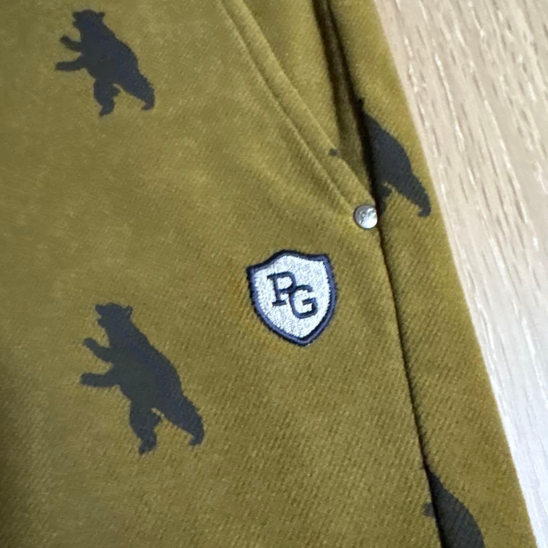 パーリーゲイツ クマプリント オリーブパンツ