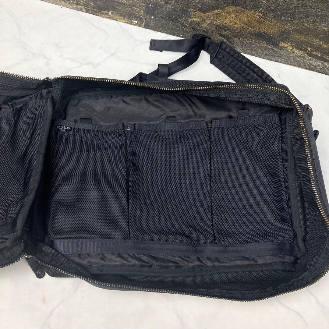 ポーター ヒート 3way ビジネスバック キャンバス 黒 A4可