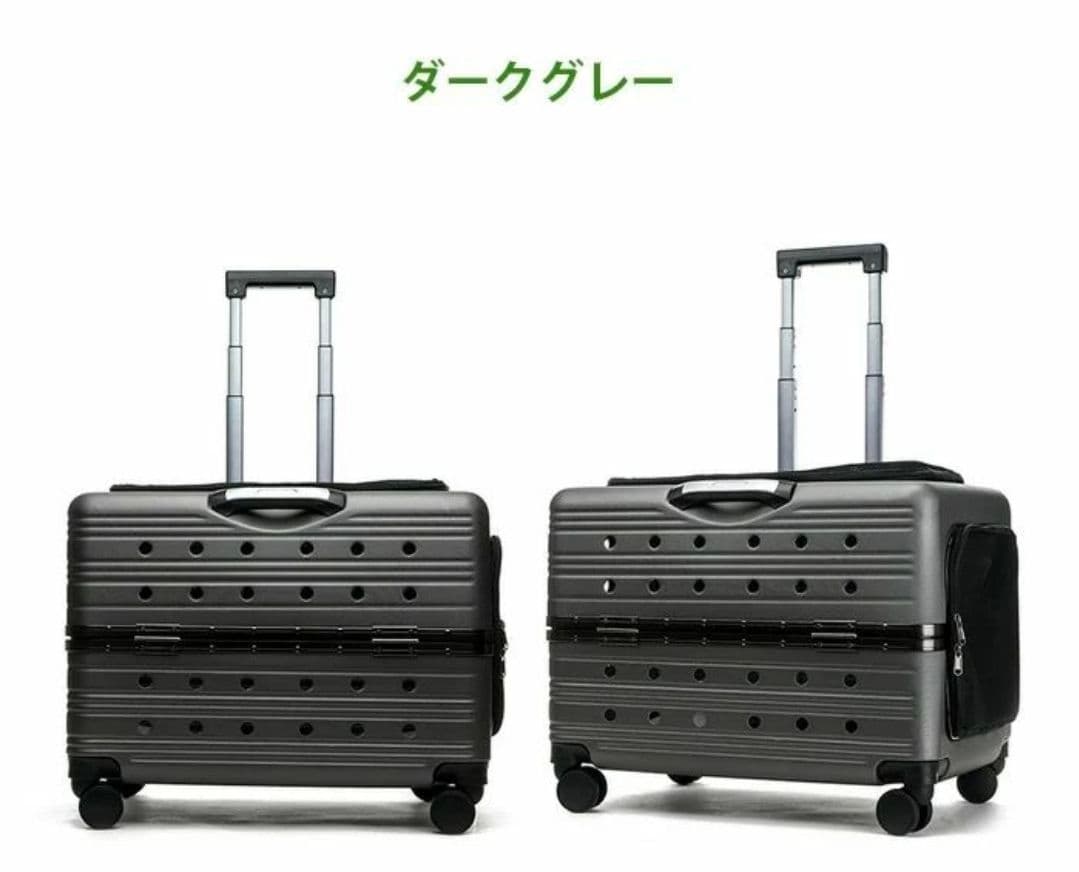 ダークグレー キャリーバッグ