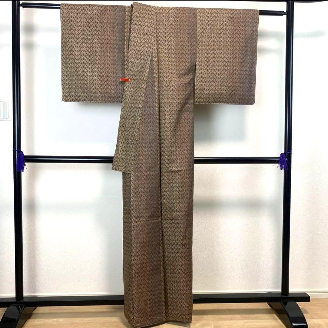 ZY-729 お召し グラデーション しつけ糸付き 名品 スーパー鈴ガード加工