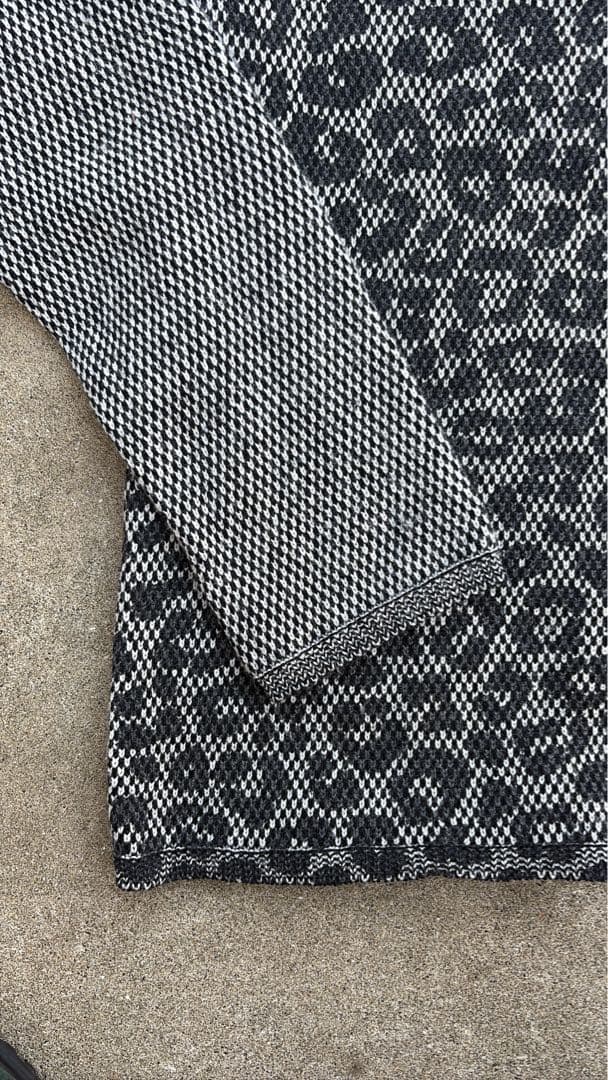 コムデギャルソンコムデギャルソン　ニット　AD2020 ヒョウ柄　Lサイズ