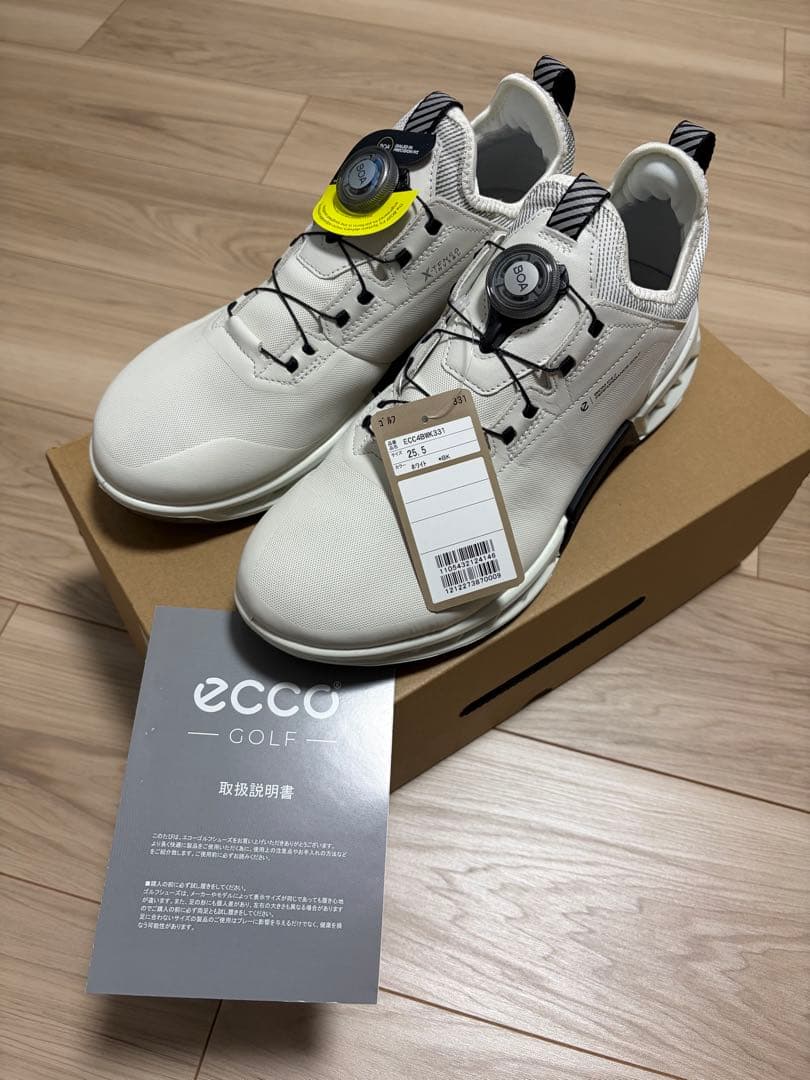eccoゴルフシューズ バイオム C4 ボア EU41 ホワイト