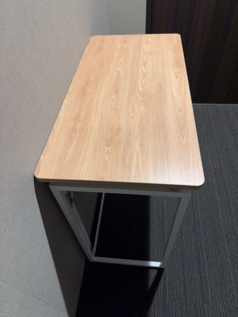 木製折りたたみデスク パソコンデスク 多機能 80x40cm