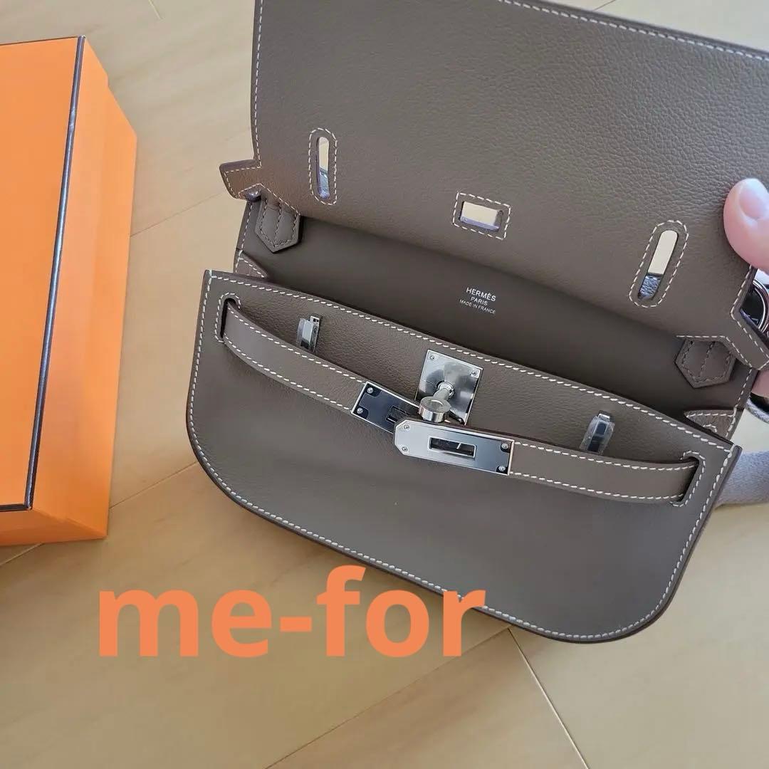 ケ*イ様 【美品】カード有 HERMESエルメス ジプシエールミニ シルバー金具