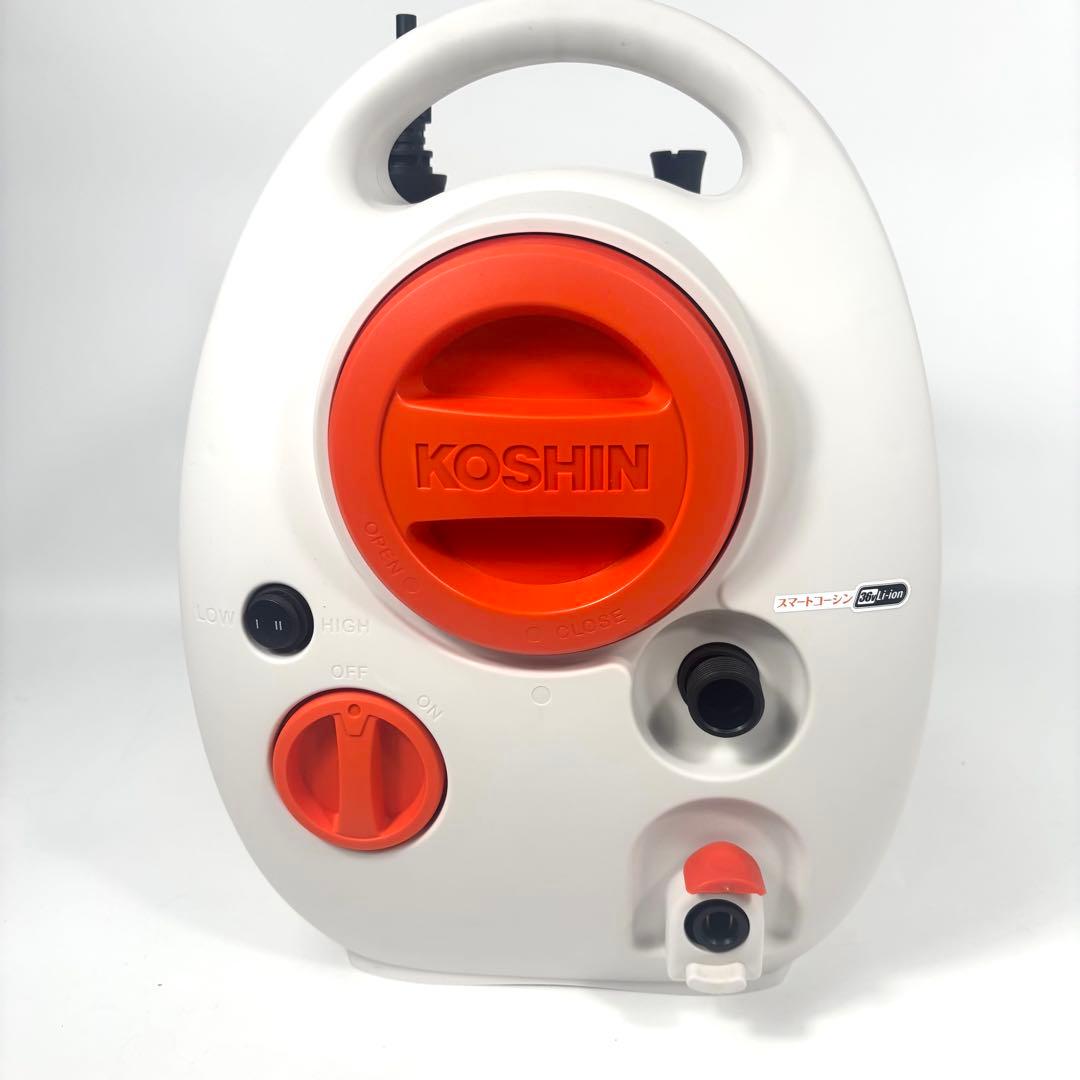 【極美品】koshin工進 SJC-3650 充電式高圧洗浄機36v 5.0Ah